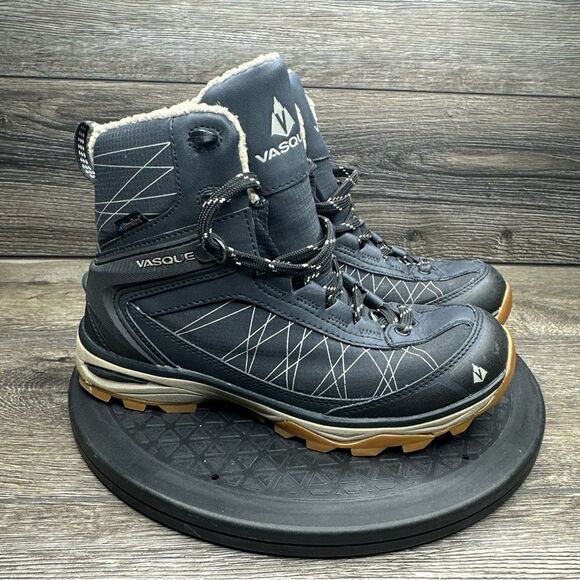 Vasque Coldspark UltraDry 200g Insulated Winter Boots 7827 Black Womens Size 6.5 - Picture 1 of 8
